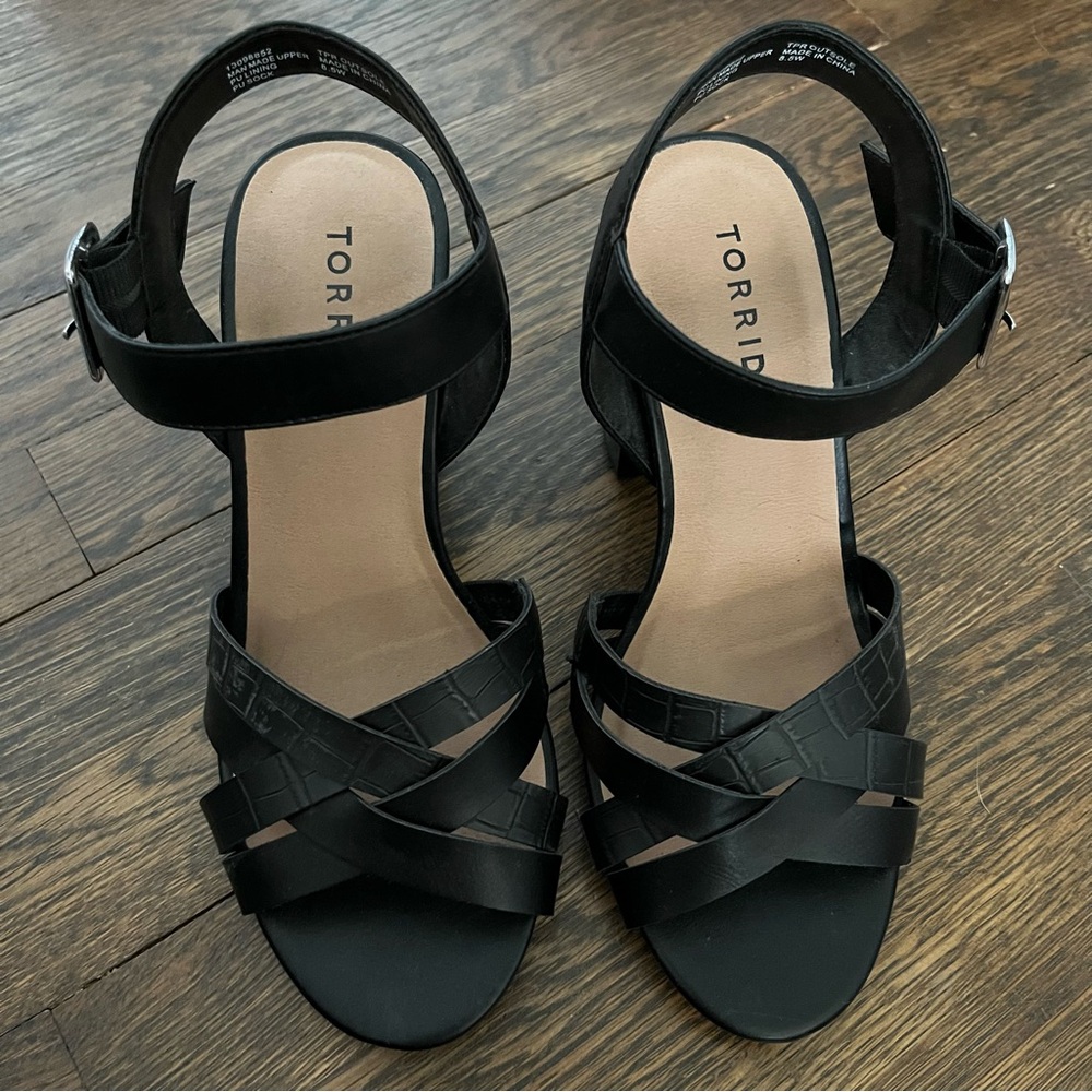 Torrid Animal Print Block Heel, Size 8.5W